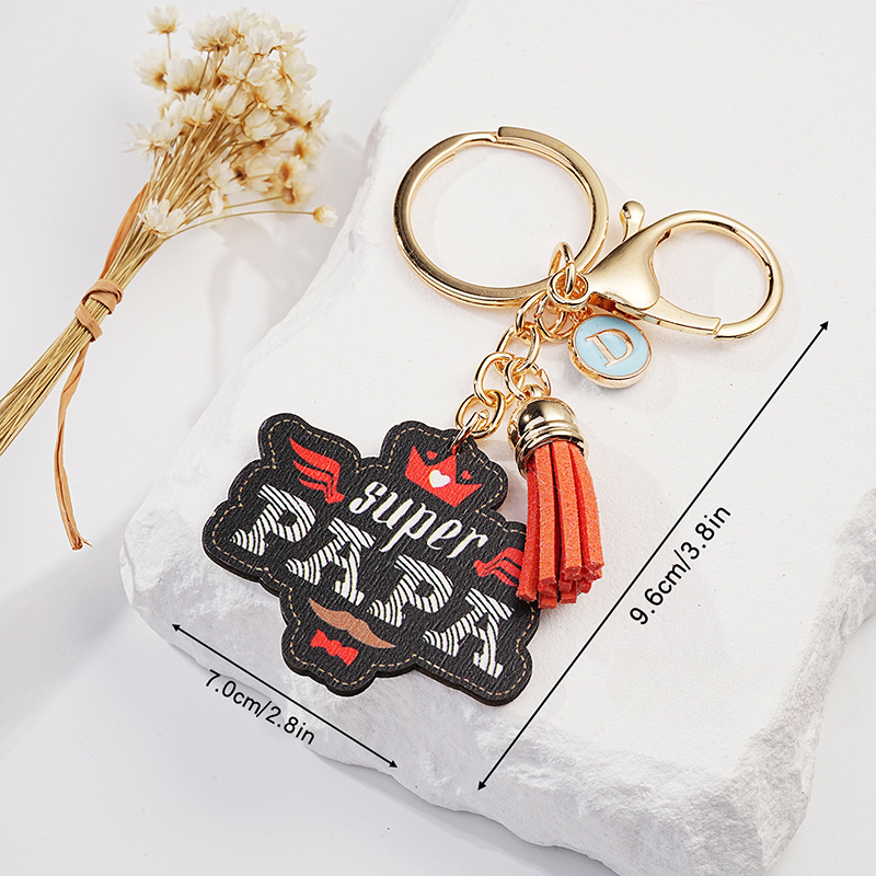 Mayor al por mayor del Día del Padre de la Tassel Keychain